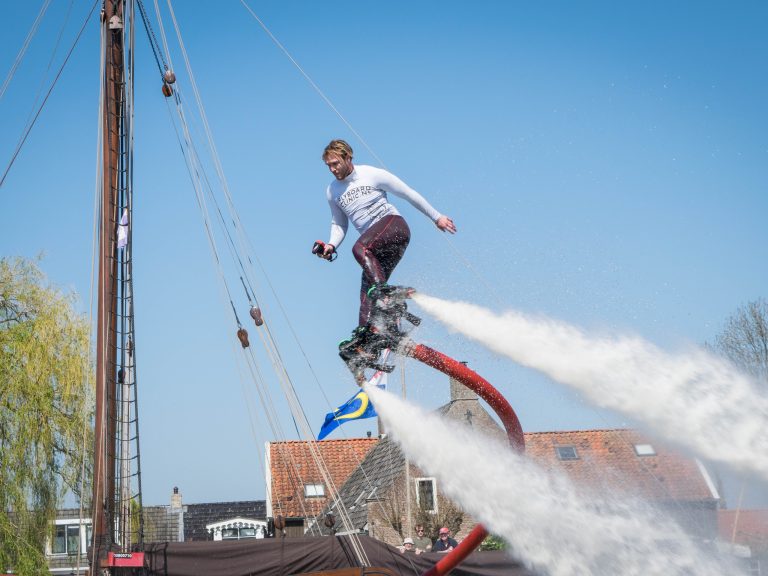 Flyboarding — sport in Balk